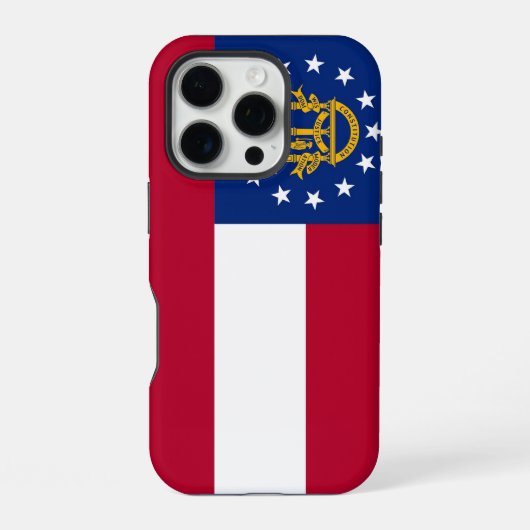 iPhone 16 Pro Case-Mate, vlag van Georgia Hoesje (Achterkant)