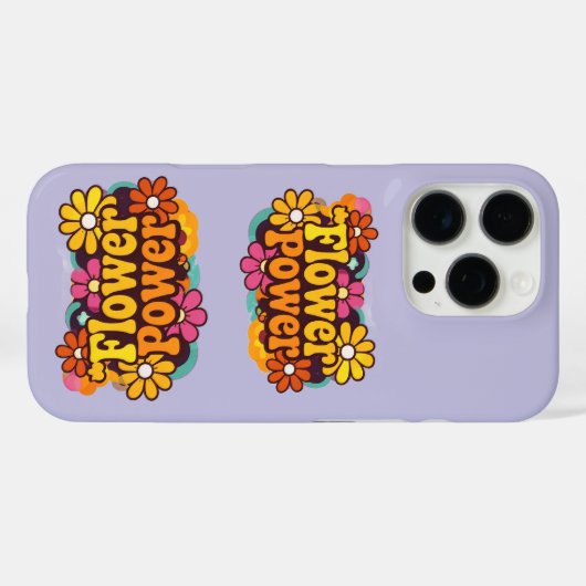 iPhone 16 Pro Cases | Electronics | Retro Floral (Achterkant (horizontaal))