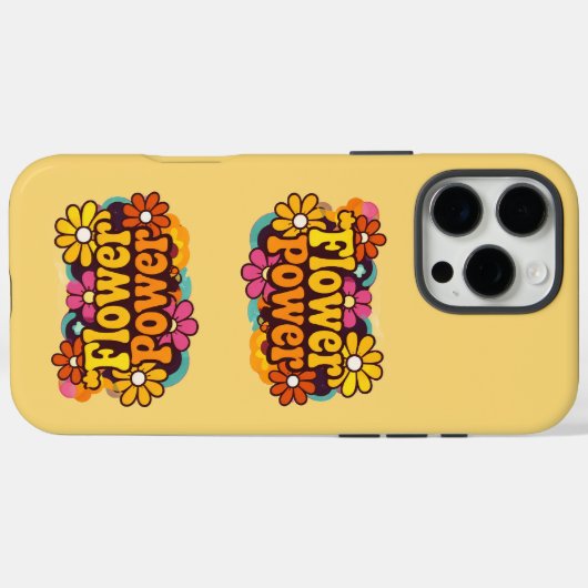 iPhone 16 Pro Cases | Electronics | Retro Floral (Achterkant (horizontaal))