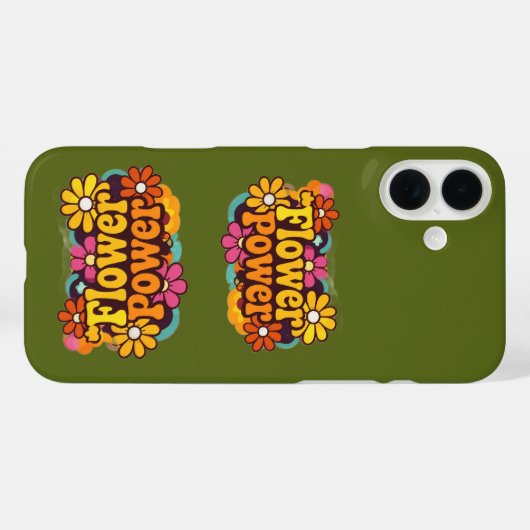 iPhone 16 Pro Cases | Electronics | Retro Floral (Achterkant (horizontaal))
