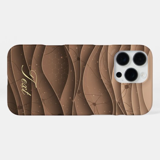 iPhone 16 Pro Gepersonaliseerde Desert Titanium De Hoesje (Achterkant horizontaal)