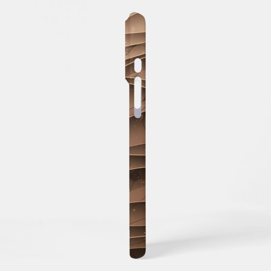 iPhone 16 Pro Gepersonaliseerde Desert Titanium De iPhone Hoesje (Linkerkant)