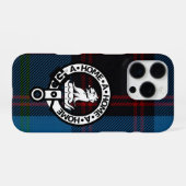 iPhone 16 Pro Hoesje - Hume Ancient Tartan & Wapen (Achterkant horizontaal)