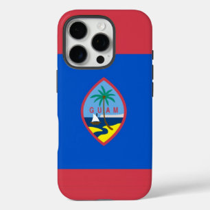iPhone 16 Pro Hoesje-Mate, Guam-vlag Hoesje