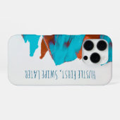 iPhone 16 Pro Hoesje Motivatie - Abstract Design (Achterkant horizontaal)