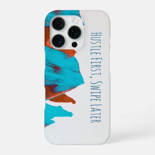 iPhone 16 Pro Hoesje Motivatie - Abstract Design (Achterkant)