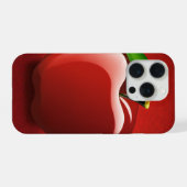 iPhone 16 Pro Hoesje | Rode Apple Logo Ontwerp | M iPhone 15 Pro Case (Achterkant horizontaal)