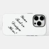  iPhone 16 Pro Hoesje - Uw ontwerp toevoegen (Achterkant (horizontaal))