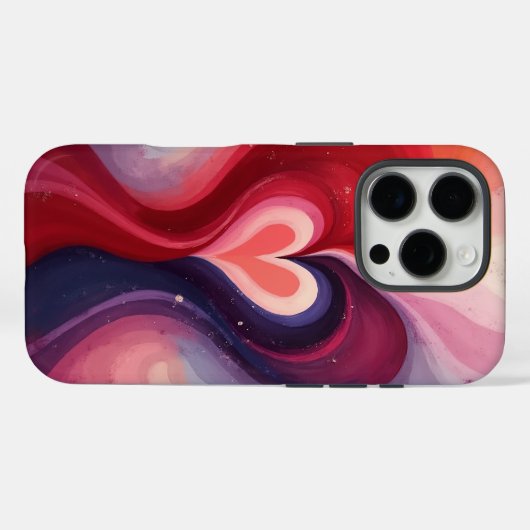 iPhone 16 Pro Hoesjes (AbstractLove) (Achterkant (horizontaal))