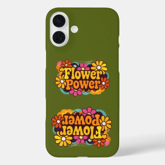 iPhone 16 Pro Hoesjes | Elektronica | Retro Bloeme (Achterkant)