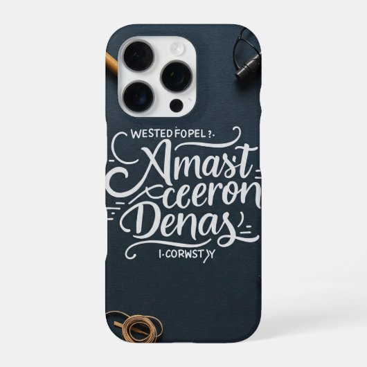 iPhone 16 Pro Hoesjes Hoesje (Achterkant)