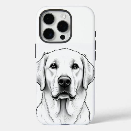 iPhone 16 Pro Hoesjes - Labrador Retriever (Achterkant)