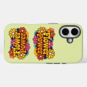 iPhone 16 Pro Hoezen | Elektronica | Retro Bloemen (Achterkant (horizontaal))