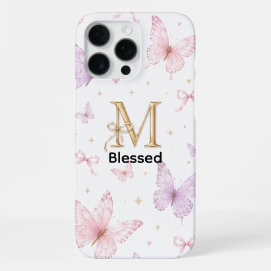 iPhone 16 Pro Max Butterfly Dream Hoesje (Achterkant)