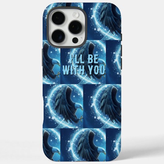 iPhone 16 Pro Max Case Bald Eagle Heart Love 1 (Achterkant)