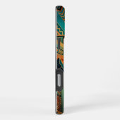 iPhone 16 Pro Max Case | Geometric Sun Landscape Hoesje (Rechterkant)