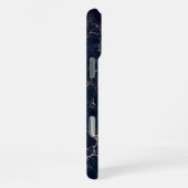 iPhone 16 Pro Max Hoesje: Aangepaste naam marmer k Hoesje (Rechterkant)