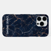 iPhone 16 Pro Max Hoesje: Aangepaste naam marmer k Hoesje (Achterkant horizontaal)