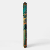 iPhone 16 Pro Max Hoesje | Geometrisch Zon Landsch (Linkerkant)