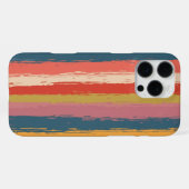 iPhone 16 Pro Max Hoesje - Gestreept patroon (Achterkant horizontaal)