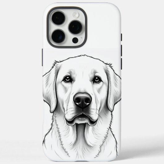 iPhone 16 Pro Max Hoesjes - Labrador Retriever (Achterkant)