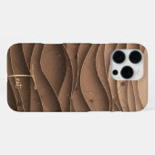 iPhone 16 pro Persoonlijk Desert Titanium Design Hoesje (Achterkant horizontaal)