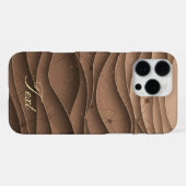 iPhone 16 pro Persoonlijk Desert Titanium Design Hoesje (Achterkant horizontaal)