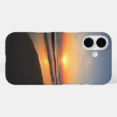 IPhone 16 sunset beach phone case (Achterkant (horizontaal))