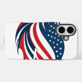 iPhone 16 telefoonhoesje Amerikaanse vlag Case-Mate iPhone Case (Achterkant (horizontaal))