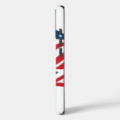 iPhone 16 telefoonhoesje Amerikaanse vlag Case-Mate iPhone Case (Achterkant / Links)