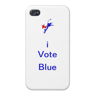iPhone 4 "iVote Blue"-Hoesje Hoesje