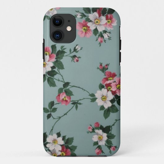 iPhone 5/5s Blue  Floral Case-Mate iPhone Case (Achterkant)