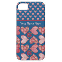 iPhone 5/5s Hoesje aan Personaliseren: hart en Roz