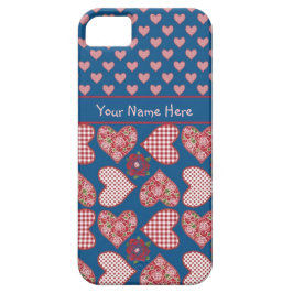 iPhone 5/5s Hoesje aan Personaliseren: hart en Roz