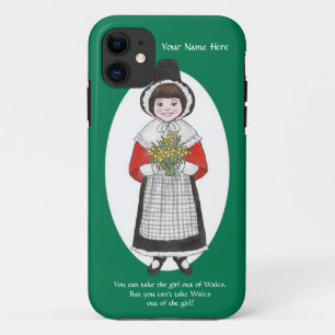 iPhone 5/5s Hoesje aan Personalize, Welsh Girl