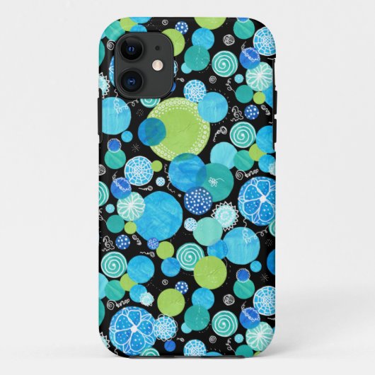 iPhone 5/5s Hoesje: Blue Moons Quirky Pattern Case-Mate iPhone Case (Achterkant)