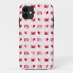 iPhone 5/5S Hoesje "Hearts & Cameras"