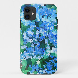 iPhone 5/5s Hoesje Hydrangea waterverf
