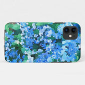 iPhone 5/5s Hoesje Hydrangea waterverf (Achterkant (horizontaal))