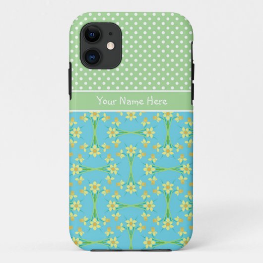 iPhone 5/5s Hoesje om te personaliseren: Daffodils (Achterkant)