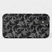 iPhone 5/5s Xtreme Hoesje Lilies-of-the-Valley Zwa (Achterkant (horizontaal))