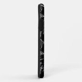 iPhone 5/5s Xtreme Hoesje Lilies-of-the-Valley Zwa (Achterkant/rechts)