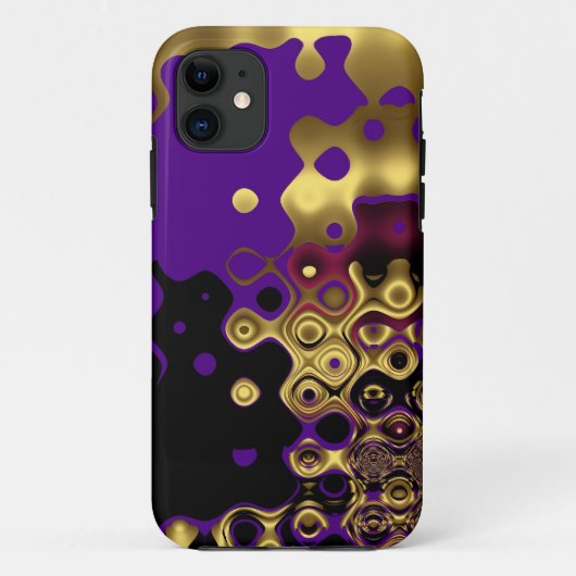 iPhone 5 Abstract Paars Goud Case-Mate iPhone Case (Achterkant)