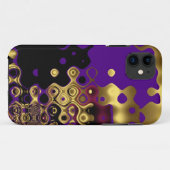 iPhone 5 Abstract Paarse Goud Case-Mate iPhone Case (Achterkant (horizontaal))