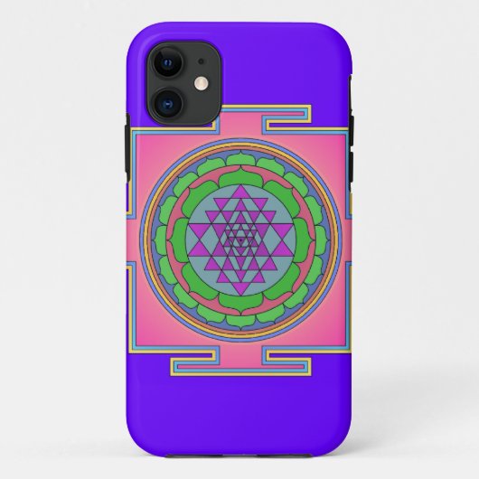 iPhone 5 Barely Daar Hoesje Sri Yantra Mandala (Achterkant)
