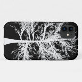 iPhone 5 Barely Er Hoesje White op zwart (Achterkant (horizontaal))