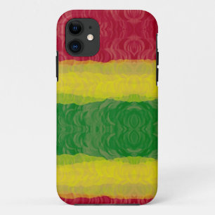 iPhone 5 Barely Er ID-Hoesje, Rasta Abstract iPhone 11 Hoesje