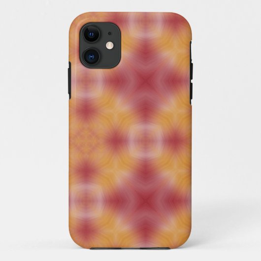 iPhone 5 Barely There Case Oranje Rood Kaleidoscoo (Achterkant)