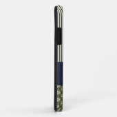 iPhone 5 Barely There Case Template Navy & Olive (Achterkant/rechts)