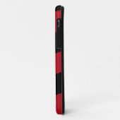 iPhone 5 Barely There Case Zwart Rode Strepen (Achterkant/links)